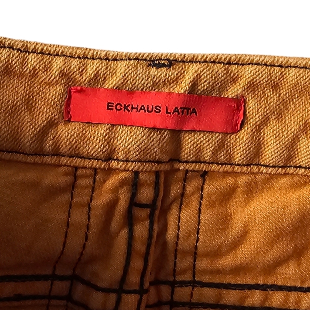 Eckhaus Latta Orange Women Jeans - Picture 7 of 11